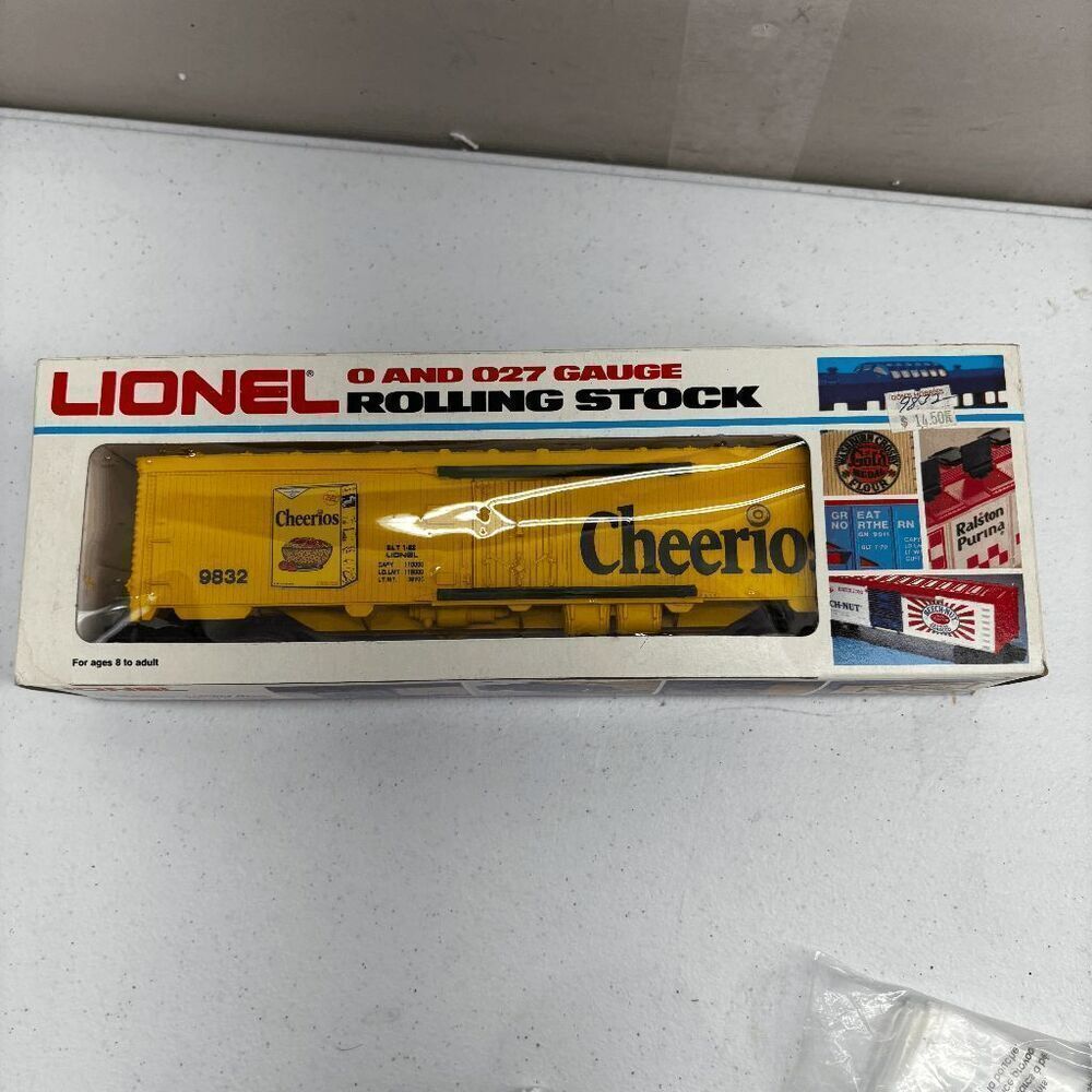 Lionel‎ 9832 Cheerios Cereal Woodside Reefer O/027 gauge 1982 USA With Box
